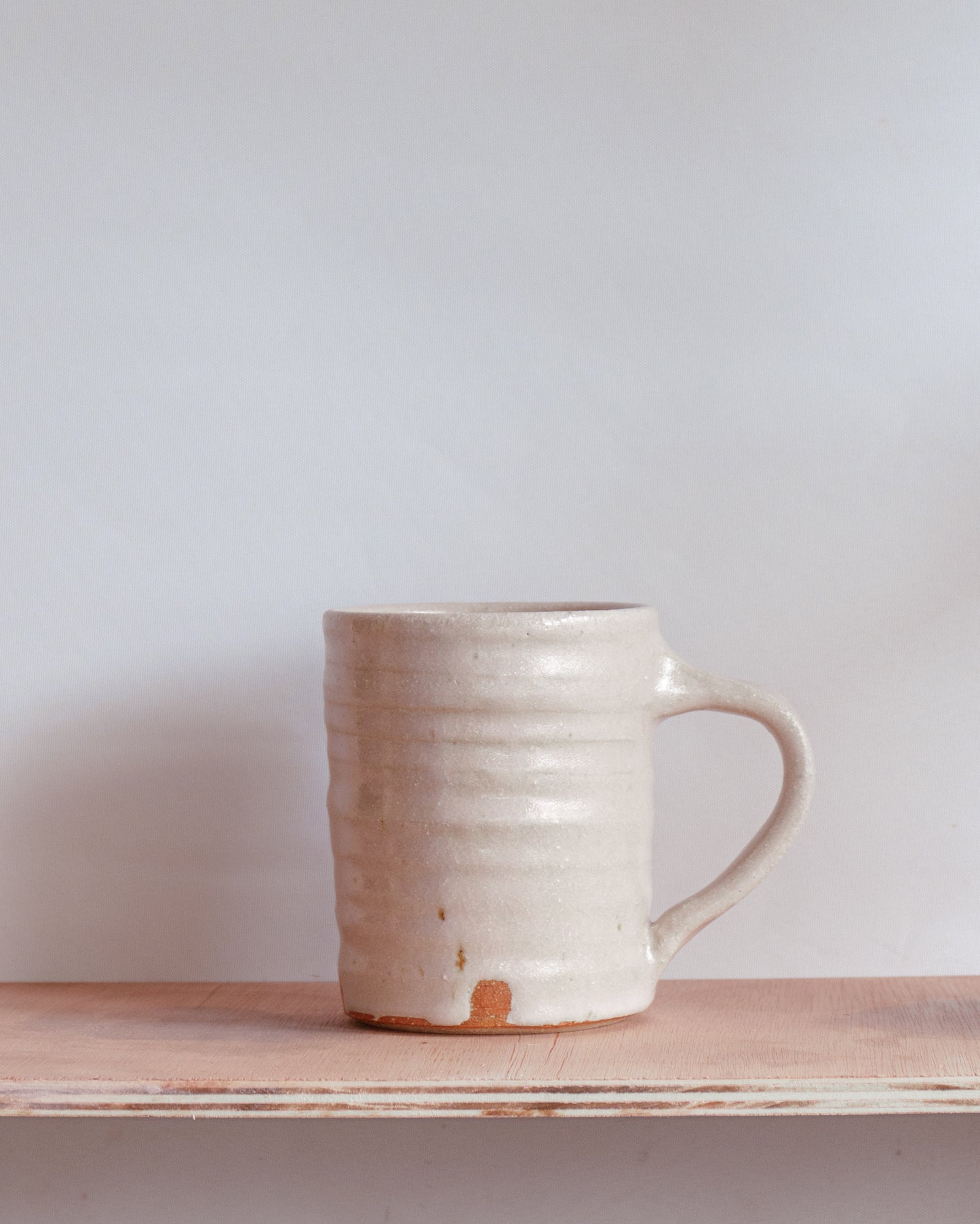 Ash Glazed Stoneware Tea Mug