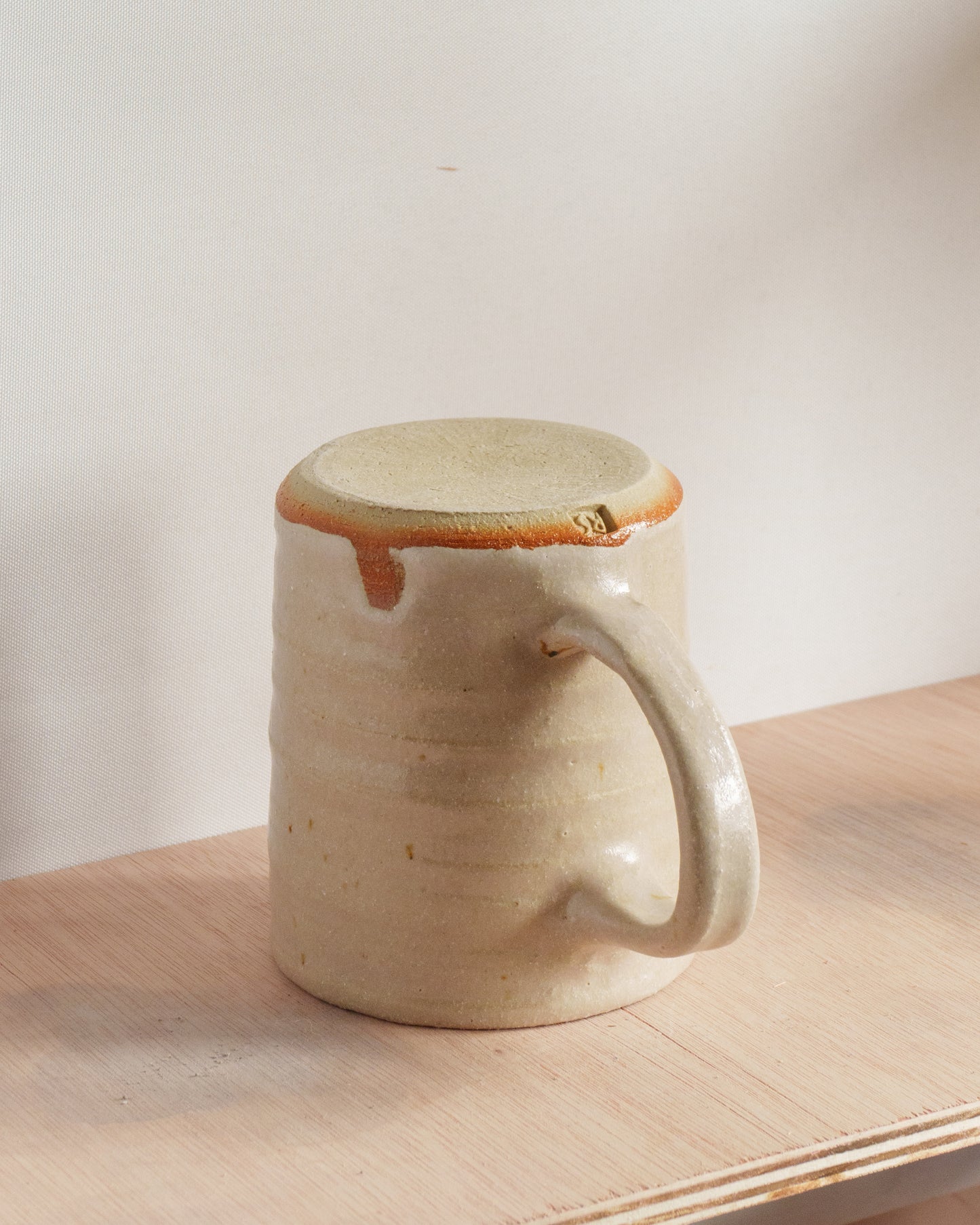 Ash Glazed Stoneware Tea Mug